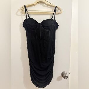 Corset Top Little Black Dress
